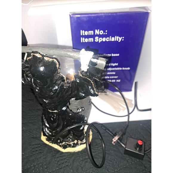 HALLOWEEN SALE! NIB-LG GOTHIC Dungeons & Dragons style Herbal Aromatherapy light - Picture 5 of 8